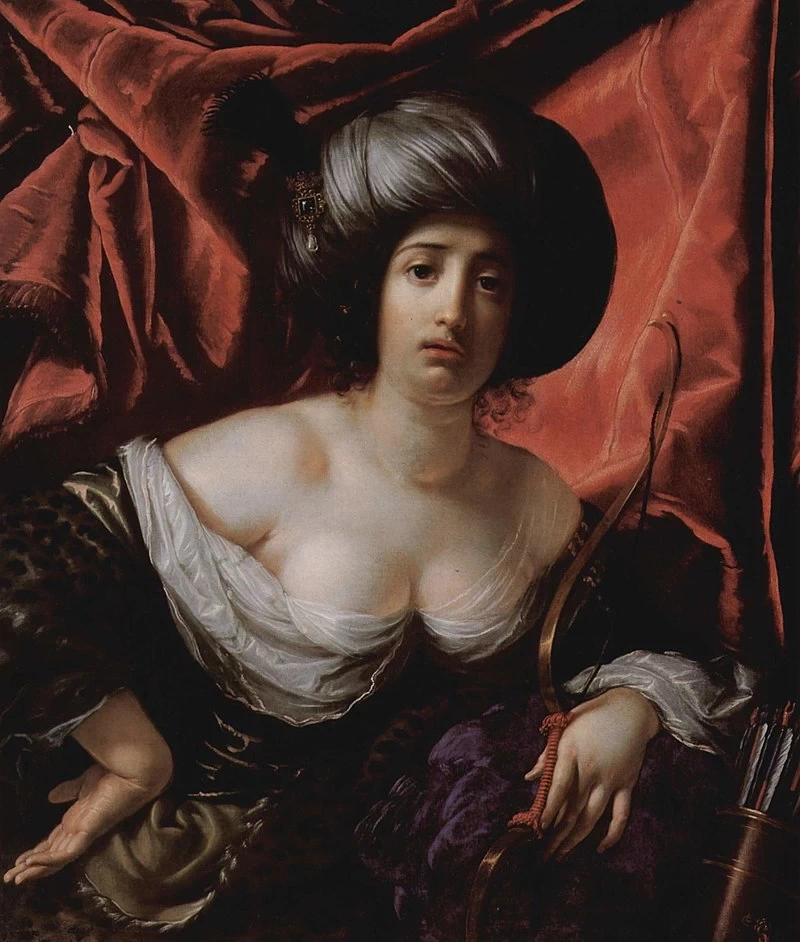 Donna ritratta come la dea Diana - Statens Museum for Kunst
